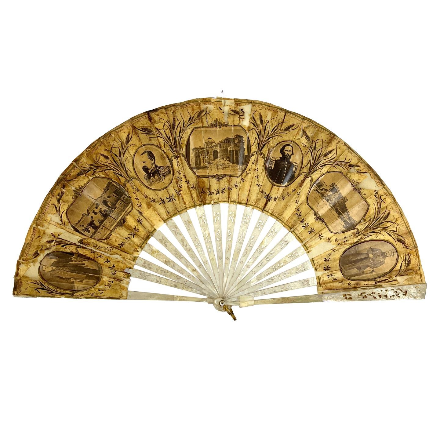 Histórico abanico Defensa de Paysandú