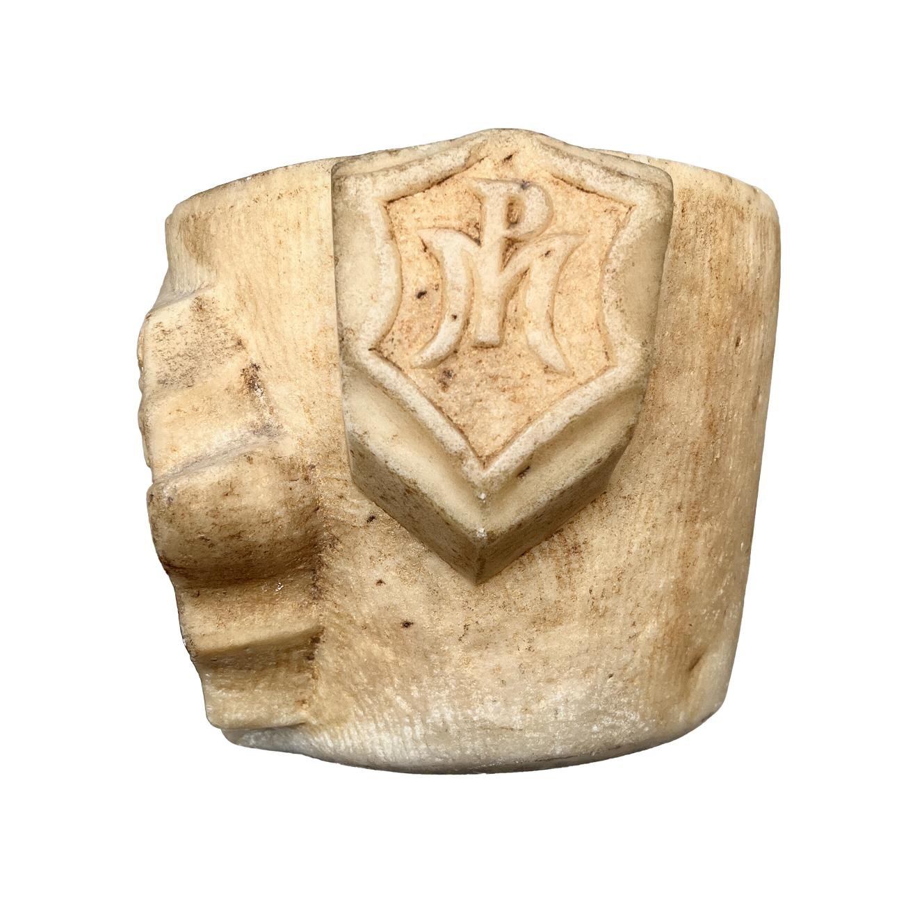 Mortero en alabastro Revolución 1897 - Imagen 3