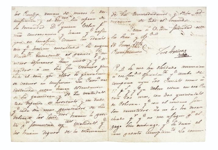 Carta de José Artigas año 1816 - Imagen 2