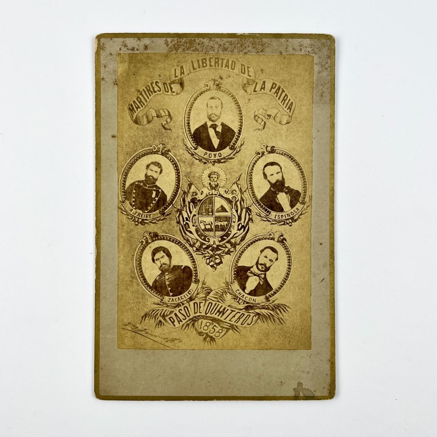 Carte de visite Mártires de Quinteros