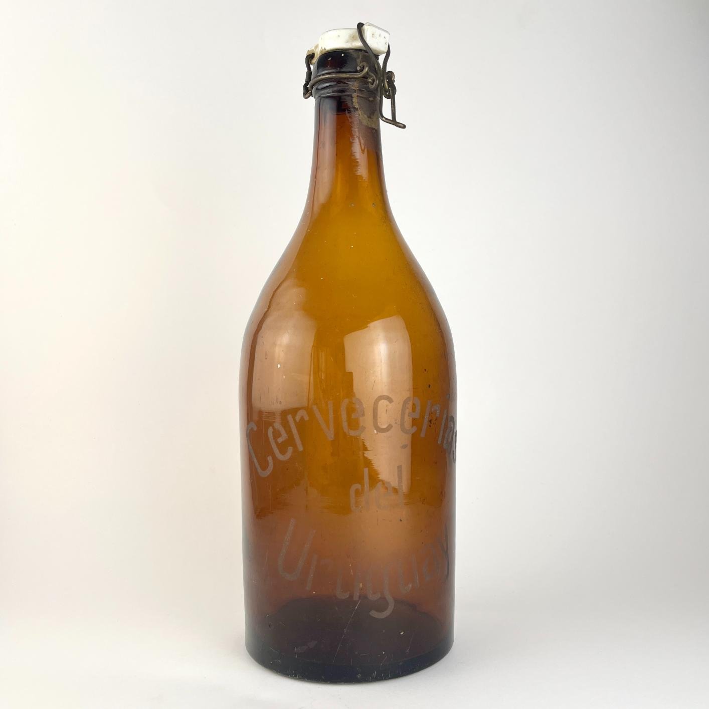 Botella "Cervecerías del Uruguay"