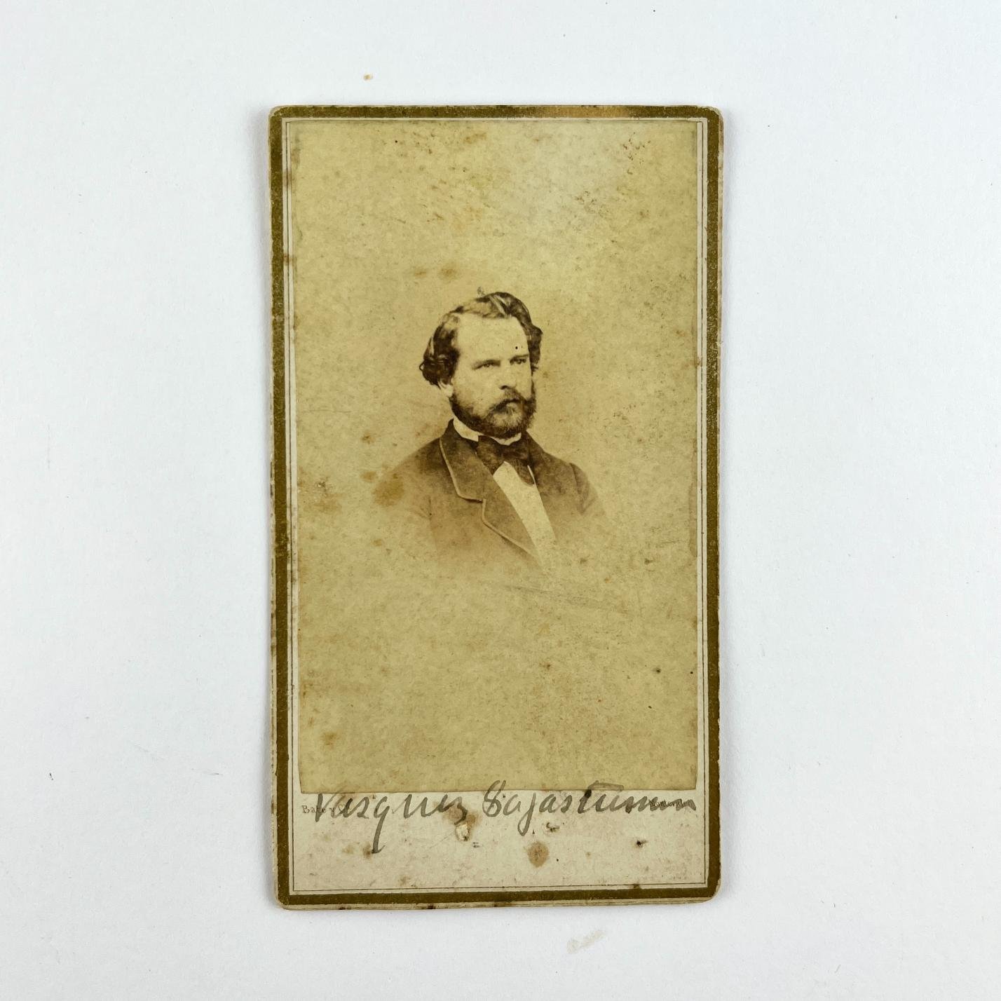 Carte de visite "José Vázquez Sagastume"