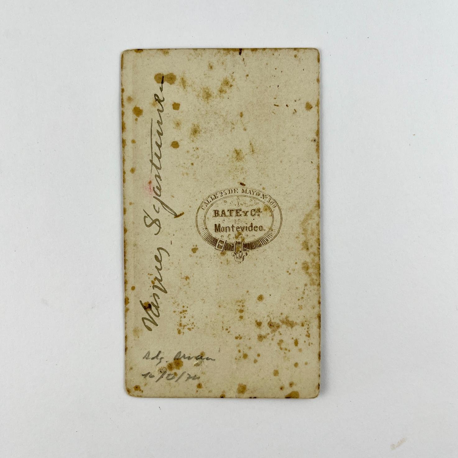 Carte de visite "José Vázquez Sagastume" - Imagen 2