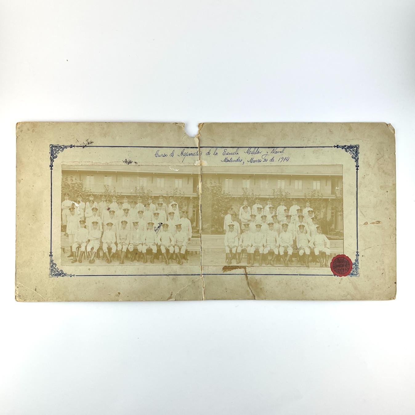 Fotografía "Alumnos de la escuela naval"