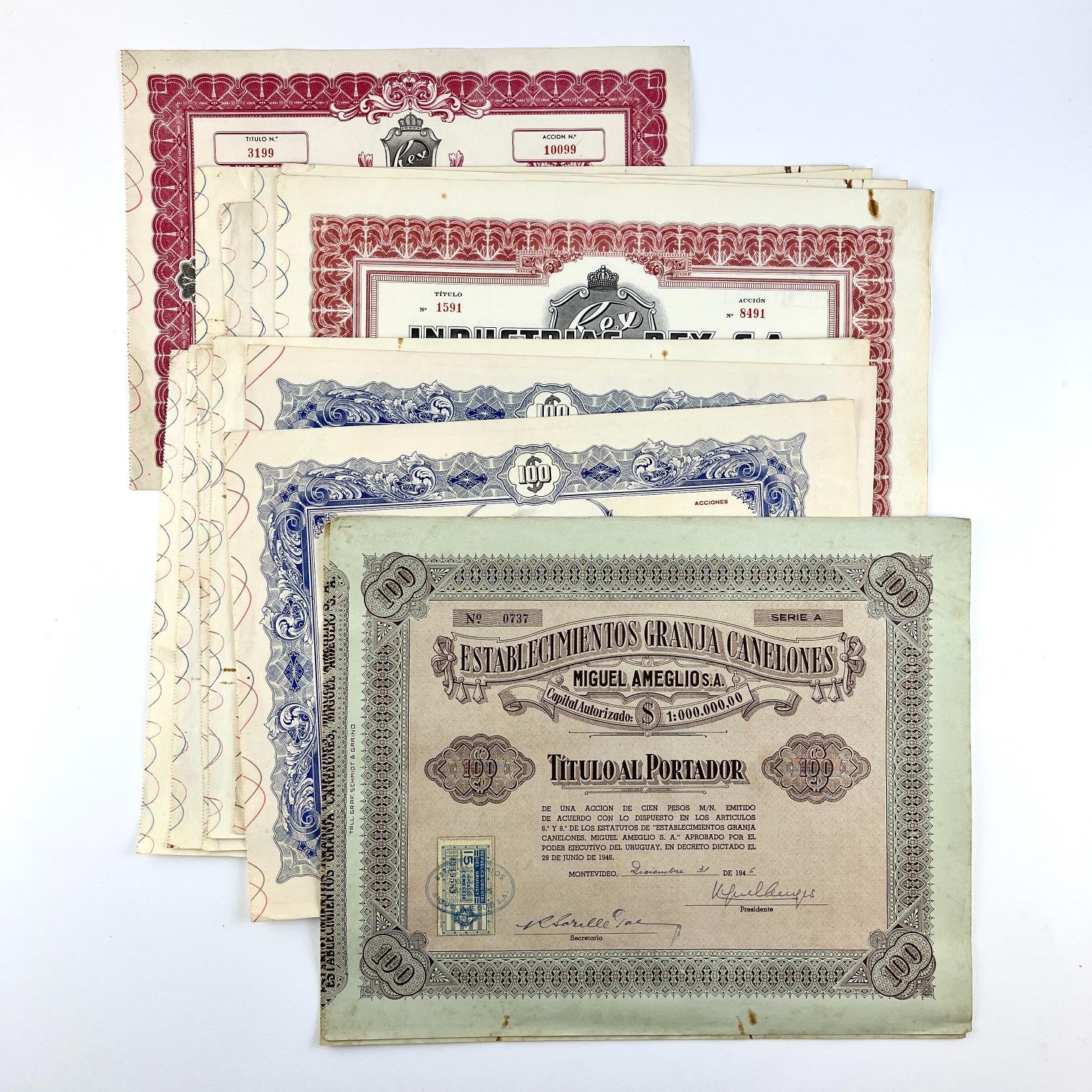 Catorce acciones uruguayas