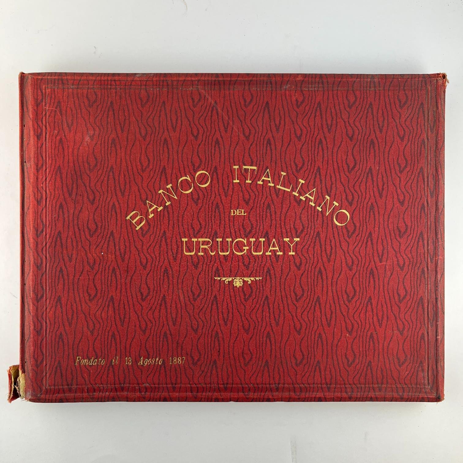 Álbum fotográfico del Banco Italiano del Uruguay