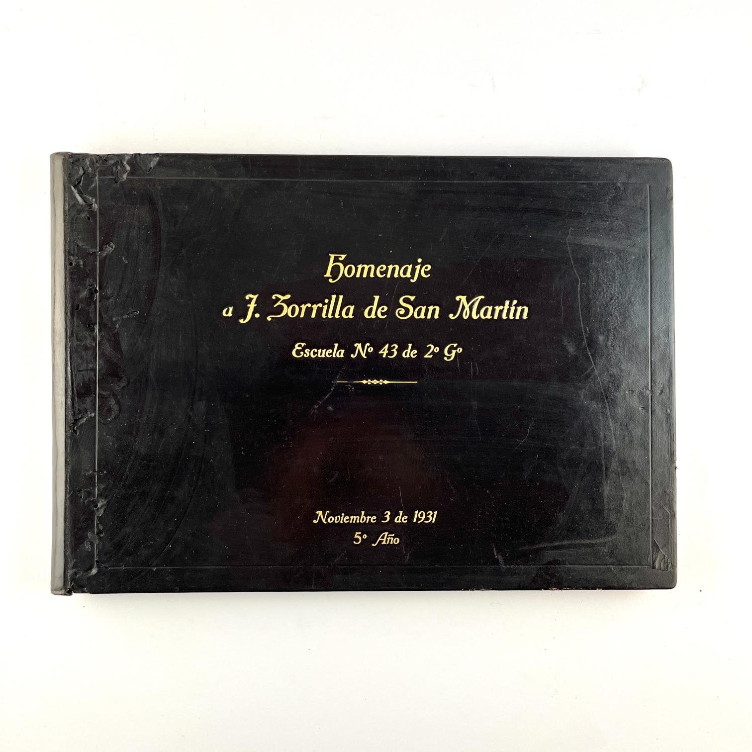 Álbum "Homenaje a J. Zorrilla de San Martín"