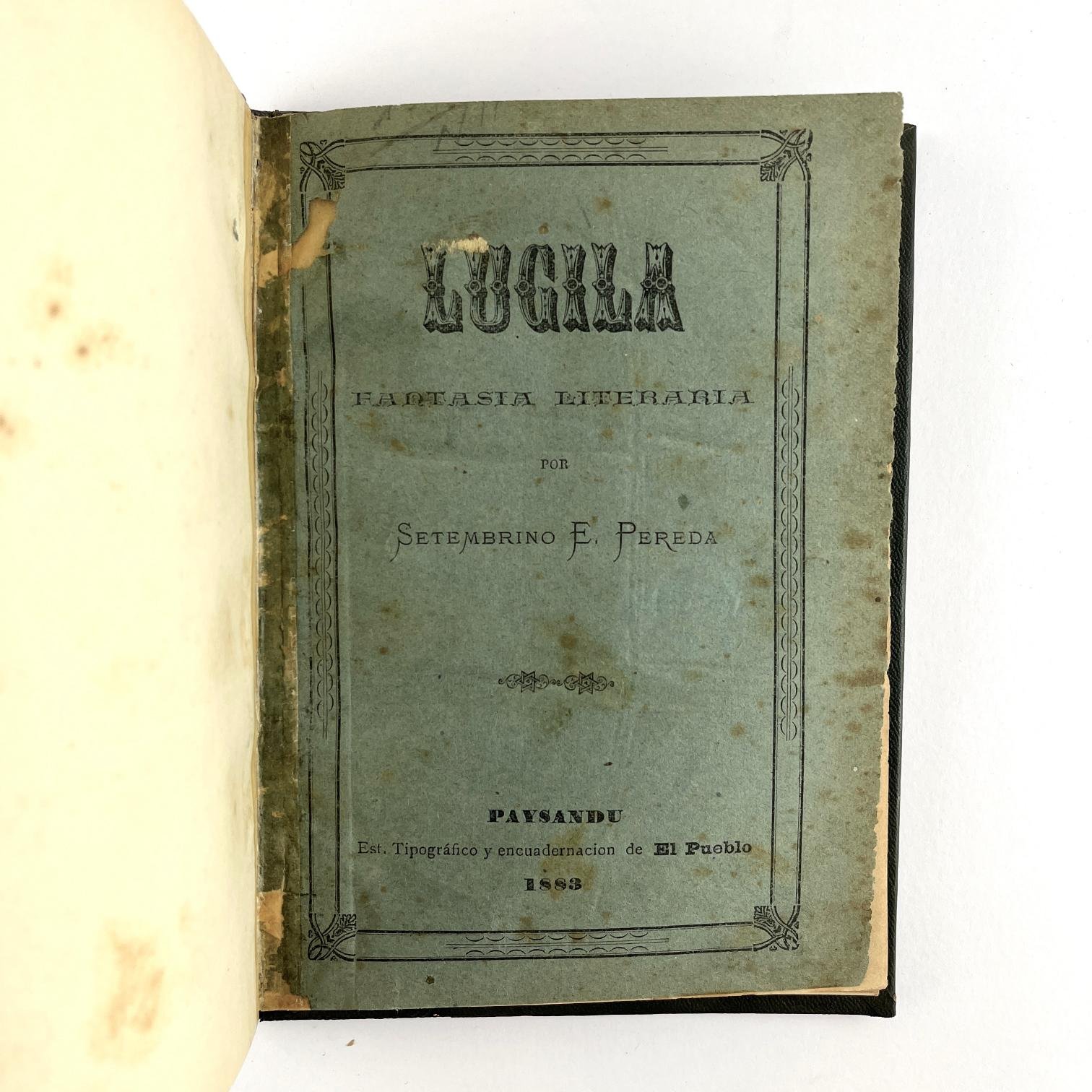 "Lucila" de Setembrino E. Pereda