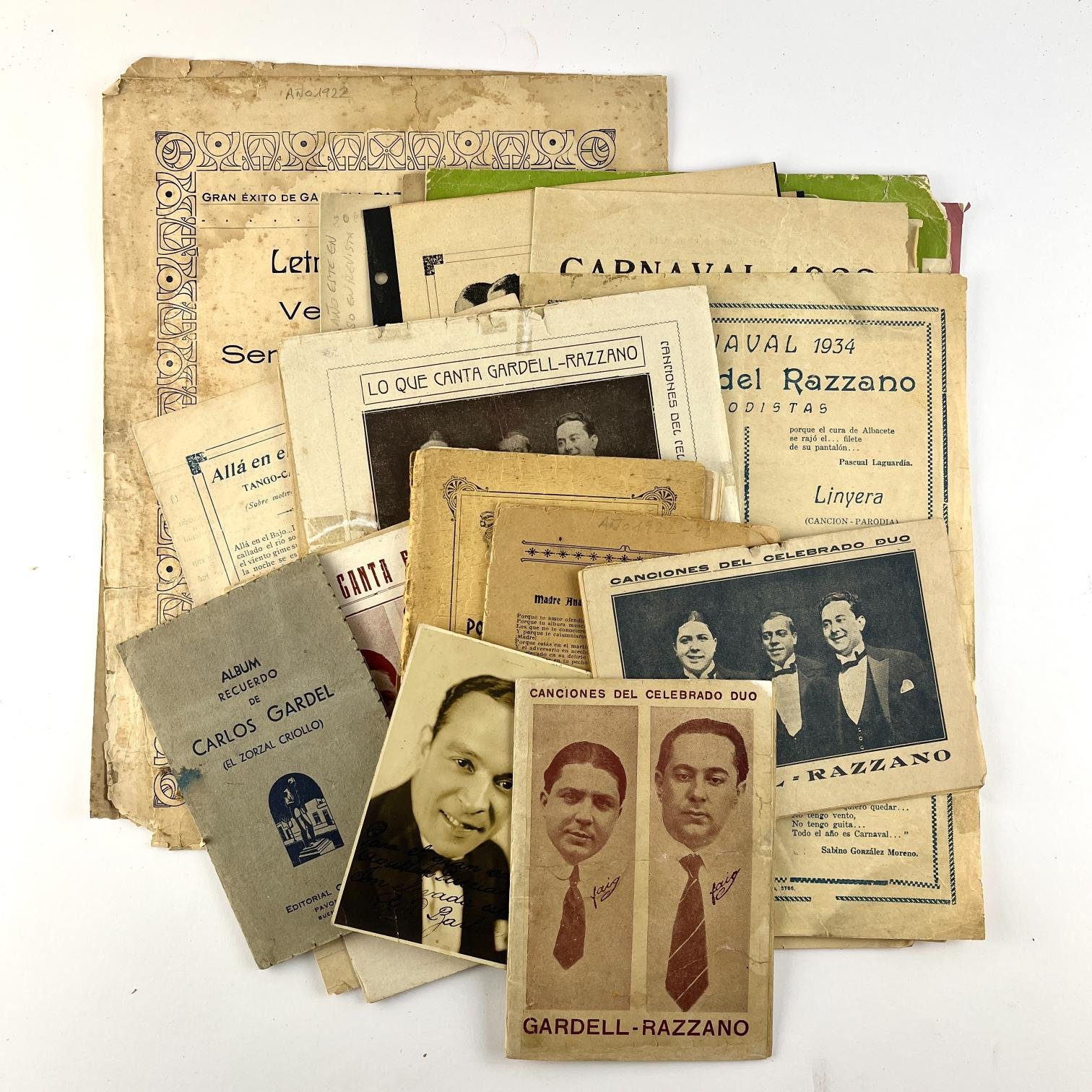 Documentos "Carlos Gardel y José Razzano"