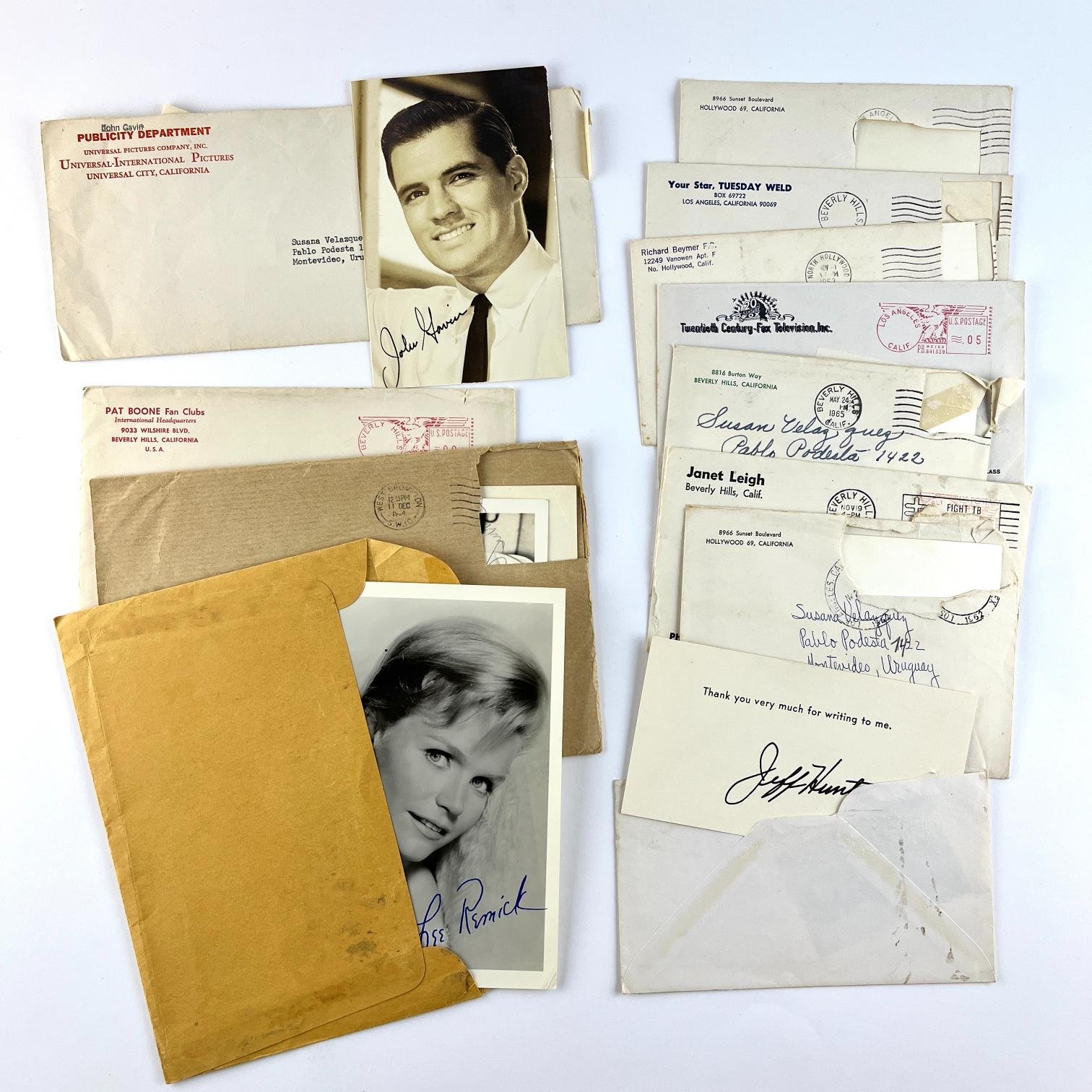 Colección de fotografías autografiadas de actores de Hollywood 1950-1970 - Imagen 6