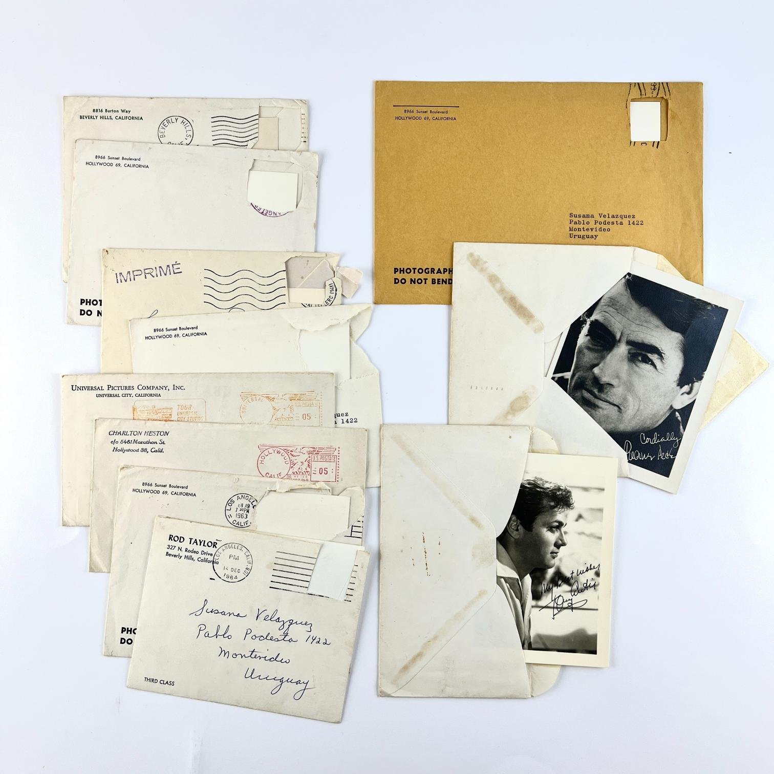 Colección de fotografías autografiadas de actores de Hollywood 1950-1970 - Imagen 7